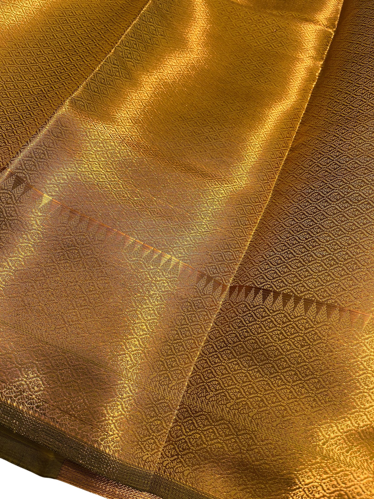 Southloom Brocade Silk Bridal Saree WIth Woven Borders And Blouse Piece