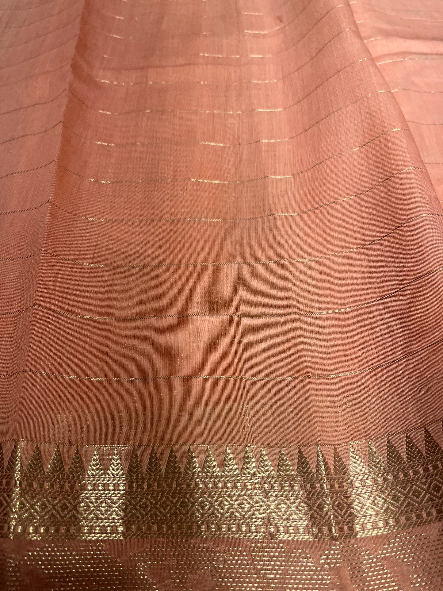 Southloom Georgete Banarasi Silk Saree with Woven Work on Body and Borders
