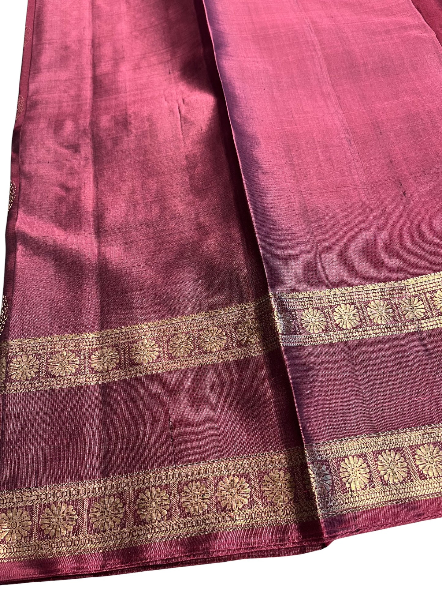Southloom Pure Handloom Bridal Kanchipuram Silk Saree with Korvai Work