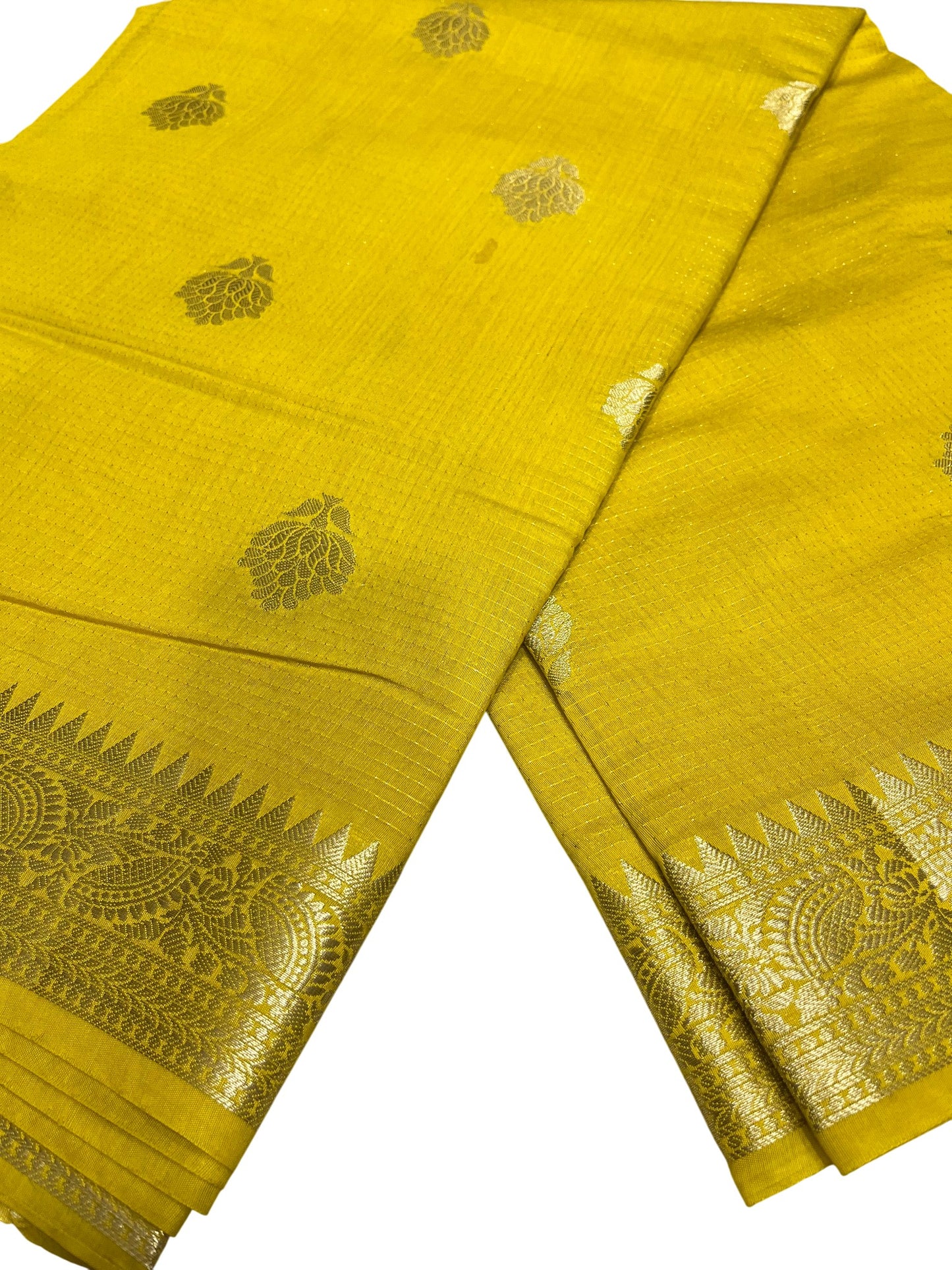 Southloom Georgete Banarasi Silk Saree with Woven Work on Body and Borders