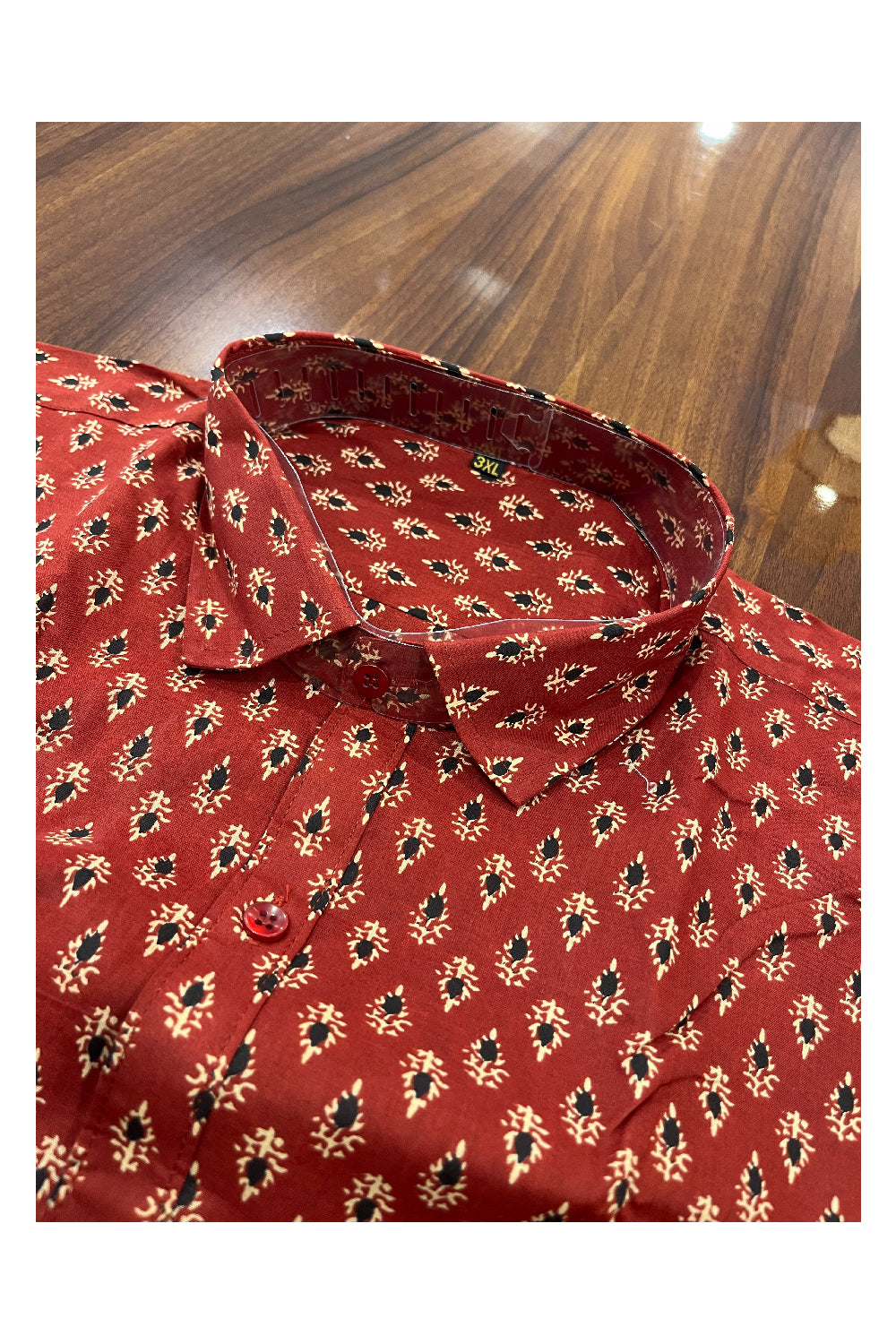 Southloom Jaipur Pure Cotton Printed Shirt For Men (3XL)
