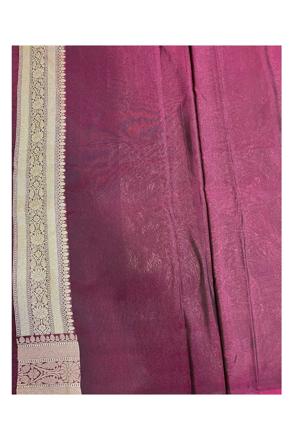 Southloom Banarasi Georgette Woven Work Saree in Blue