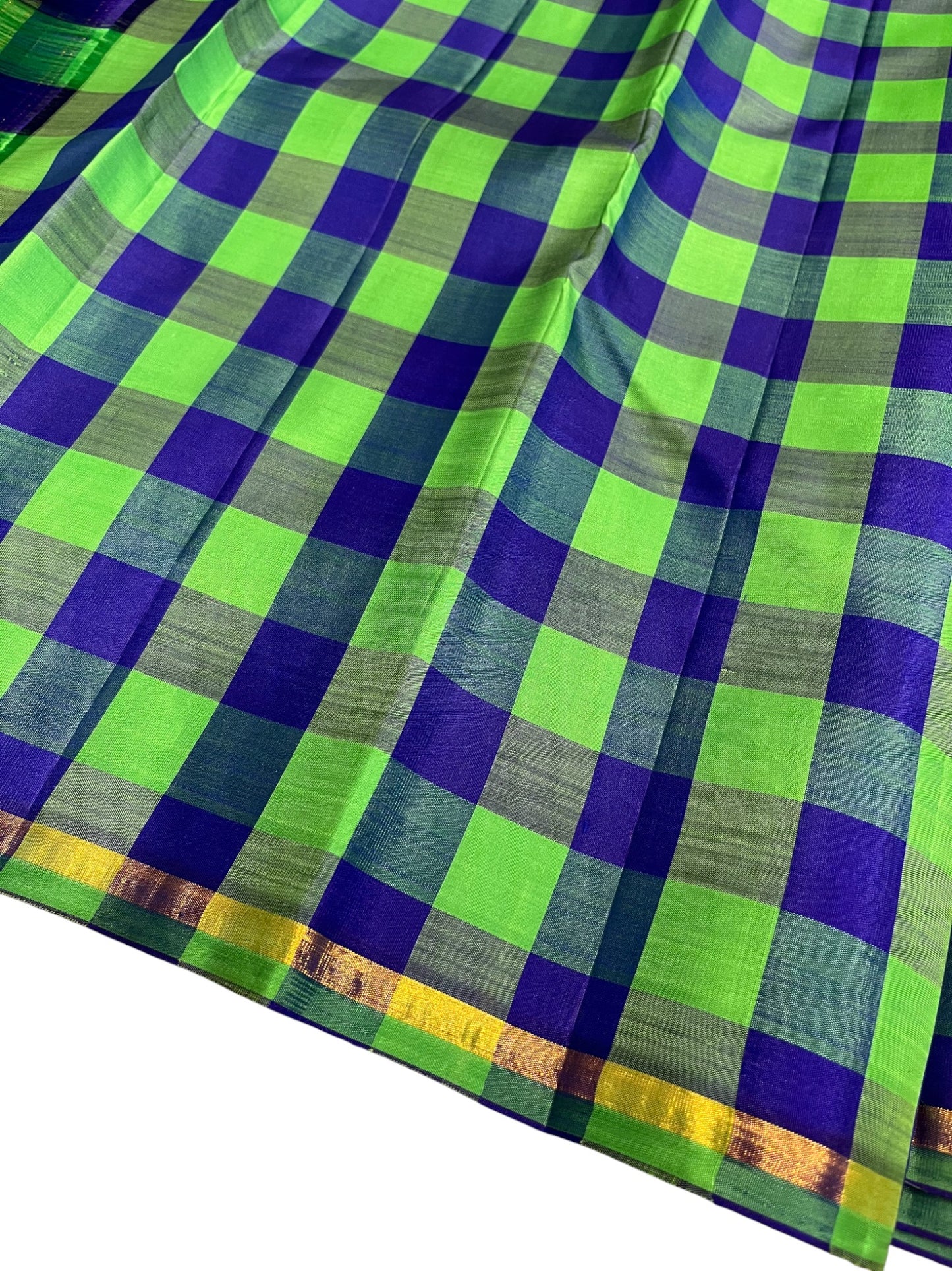 Southloom Premium Bridal Handloom Kanchipuram Silk Saree (Red)