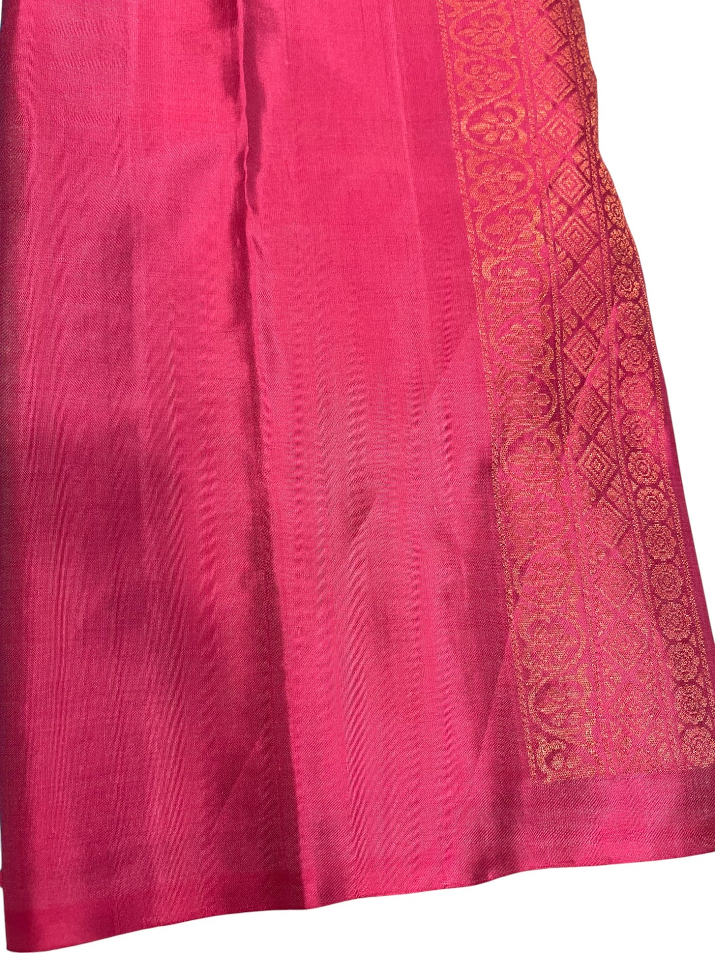 Southloom Pure Handloom Bridal Kanchipuram Silk Saree with Korvai Work (Blue&pink)