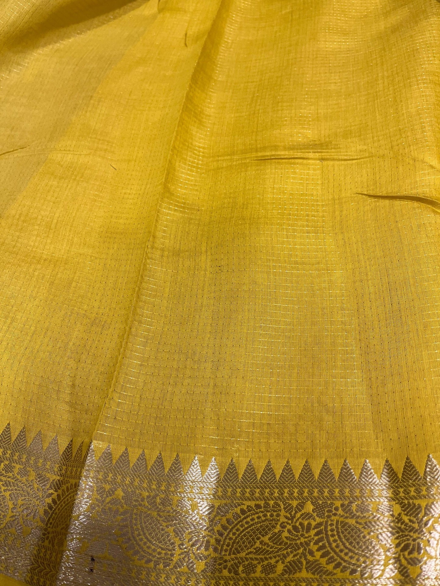 Southloom Georgete Banarasi Silk Saree with Woven Work on Body and Borders