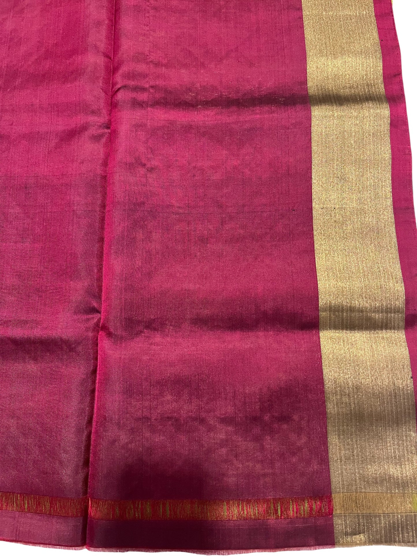 Southloom Pure Handloom Kanchipuram Silk Saree with Butta Work (Green & Maroon)