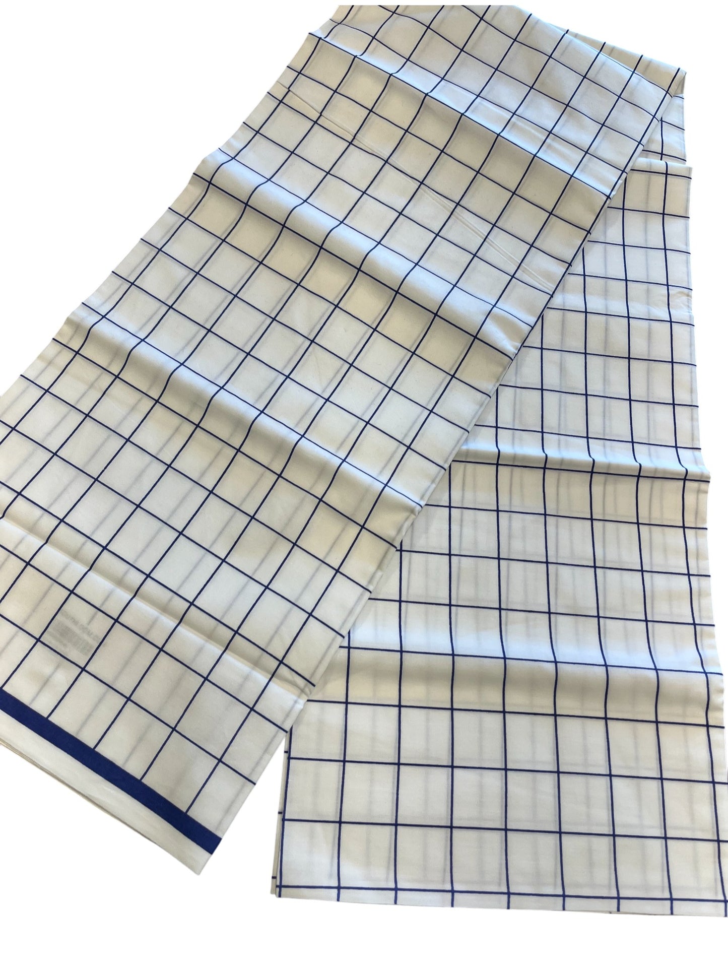 Southloom Off White Single Mundu With Check Design / Otta Mundu / Lungi (South Indian Kerala Dhoti) (Copy)