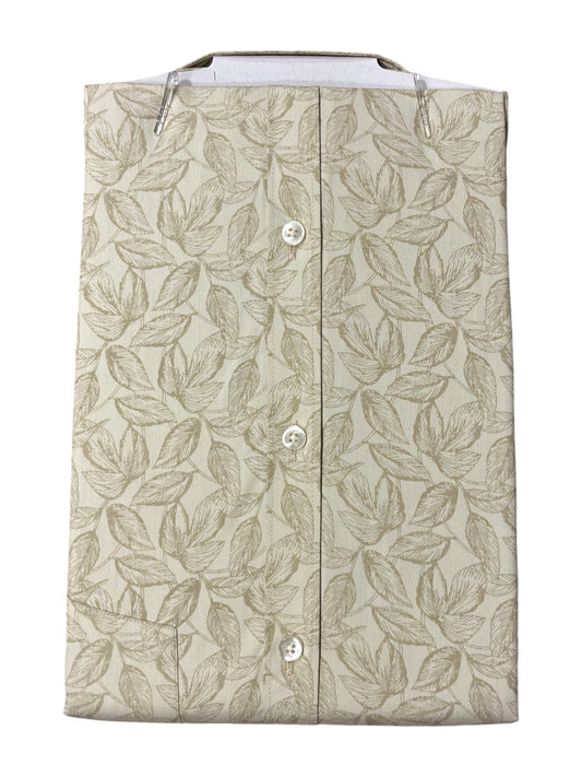 Southloom Pure Cotton Green Printed Shirt (XL FS)