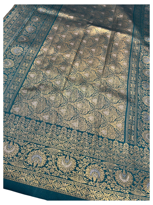 Southloom Semi Silk Saree with Woven Work on Body and Borders