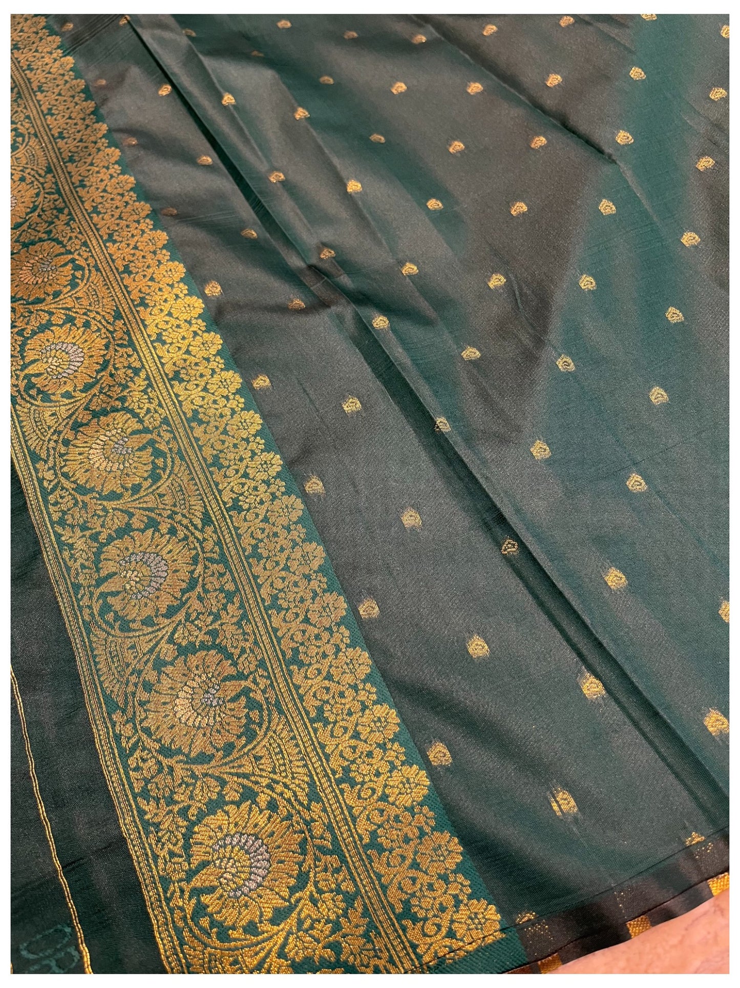 Southloom Semi Silk Saree with Woven Work on Body and Borders