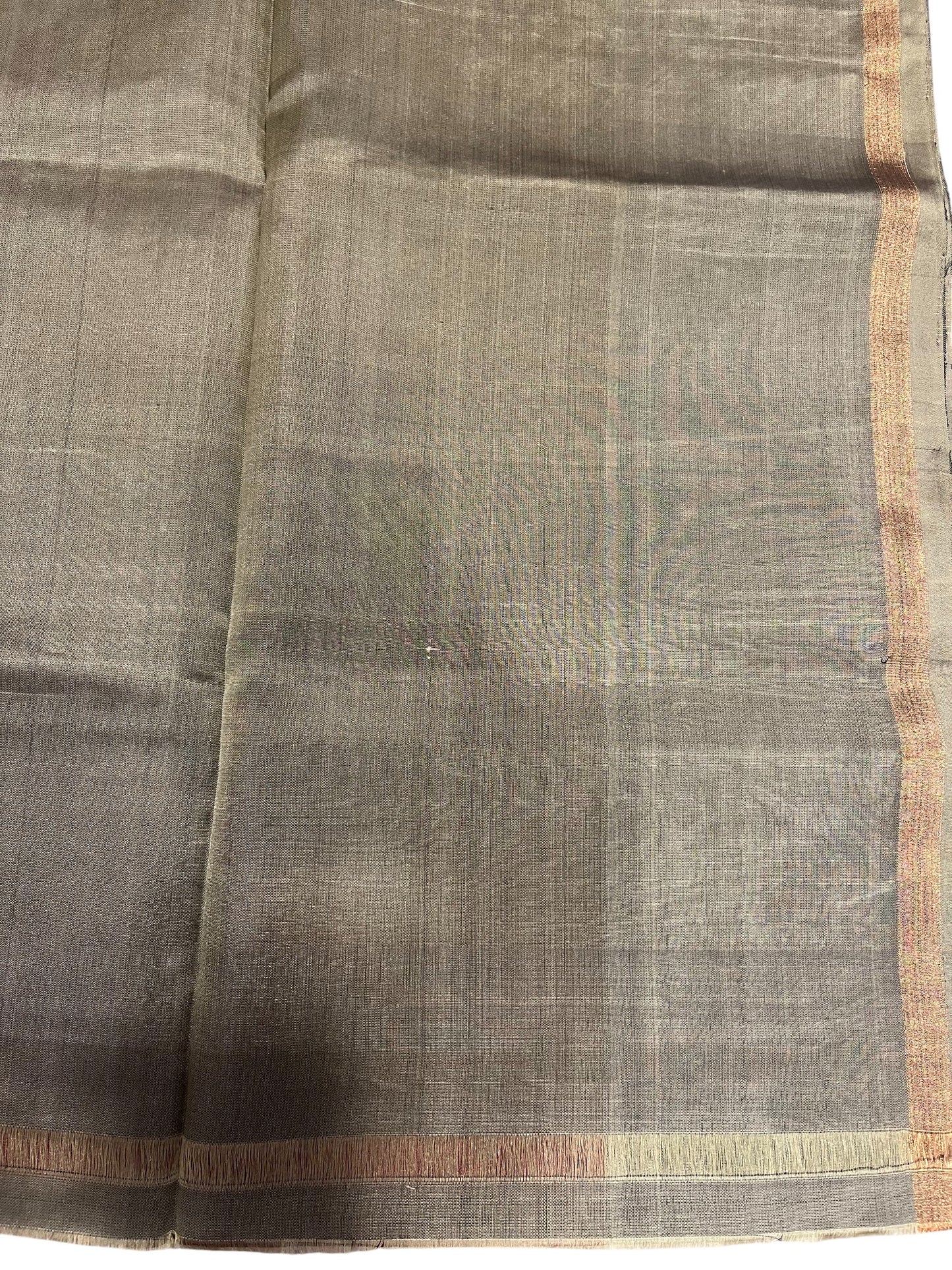 Southloom Pure Handloom Kanchipuram Silk Saree with Butta Work (Green & Maroon)