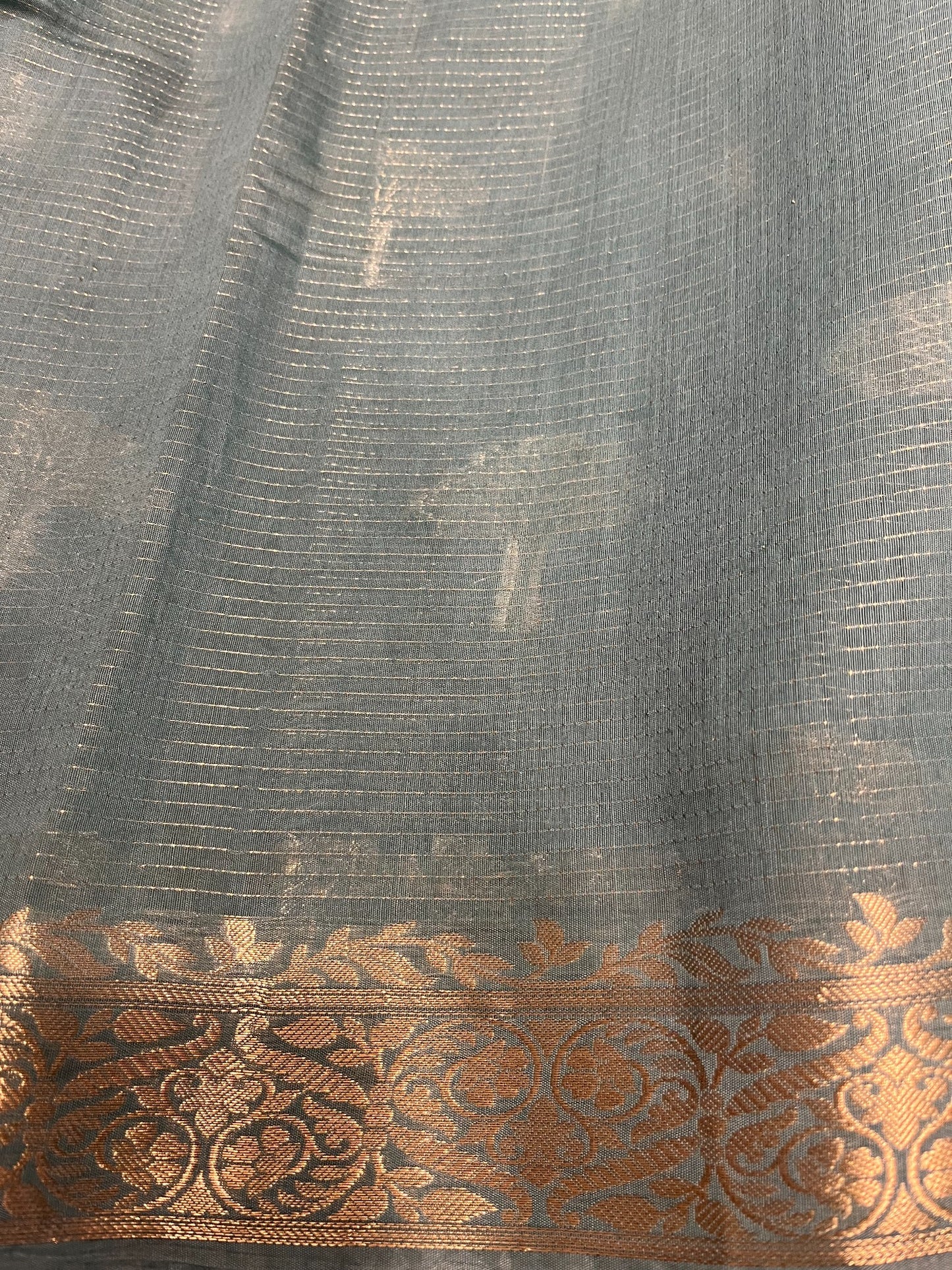 Southloom Georgete Banarasi Silk Saree with Woven Work on Body and Borders