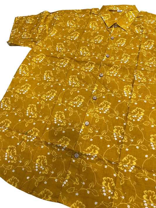 Southloom Jaipur Pure Cotton Printed Shirt For Men (5XL)