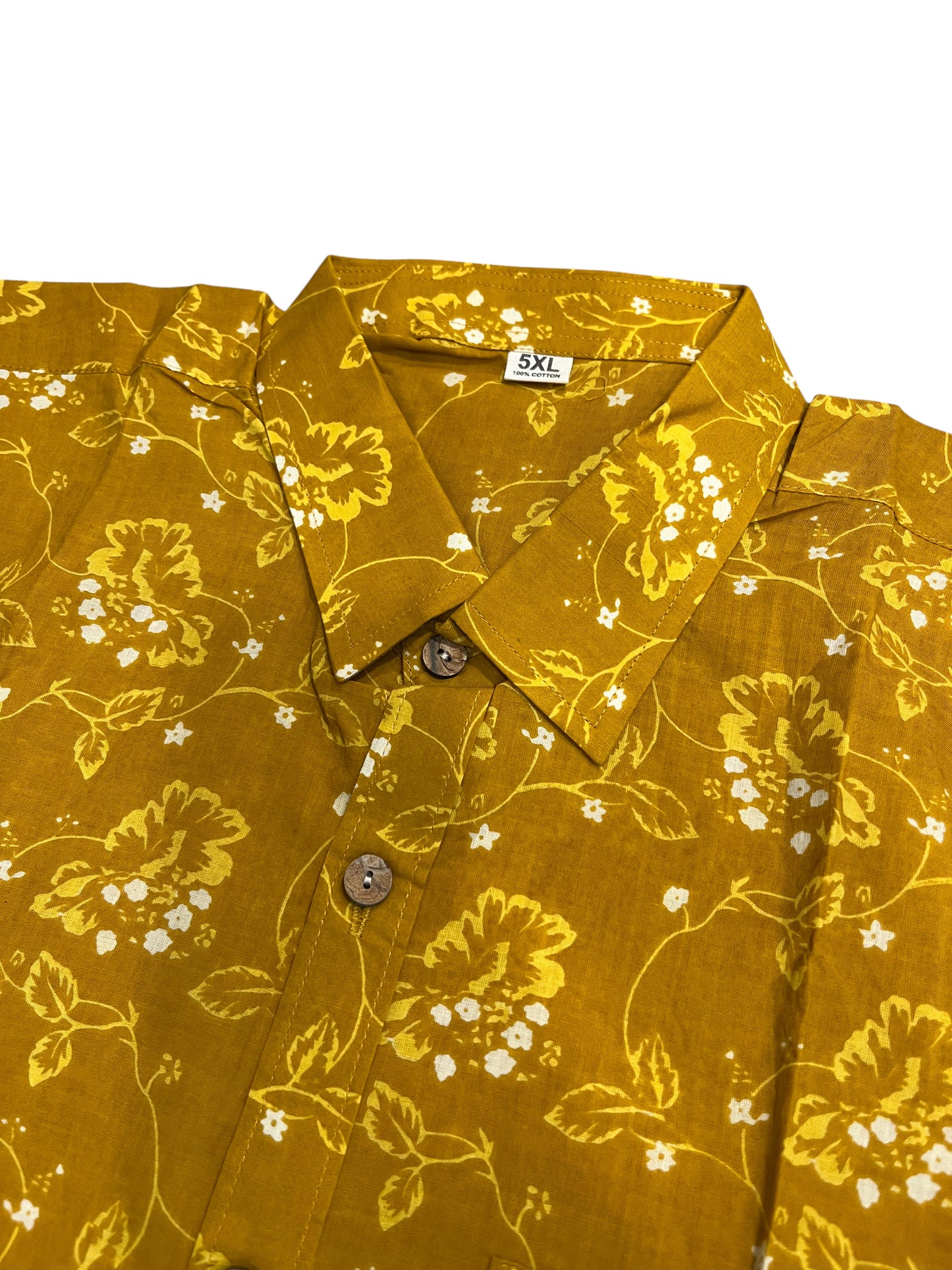 Southloom Jaipur Pure Cotton Printed Shirt For Men (5XL)