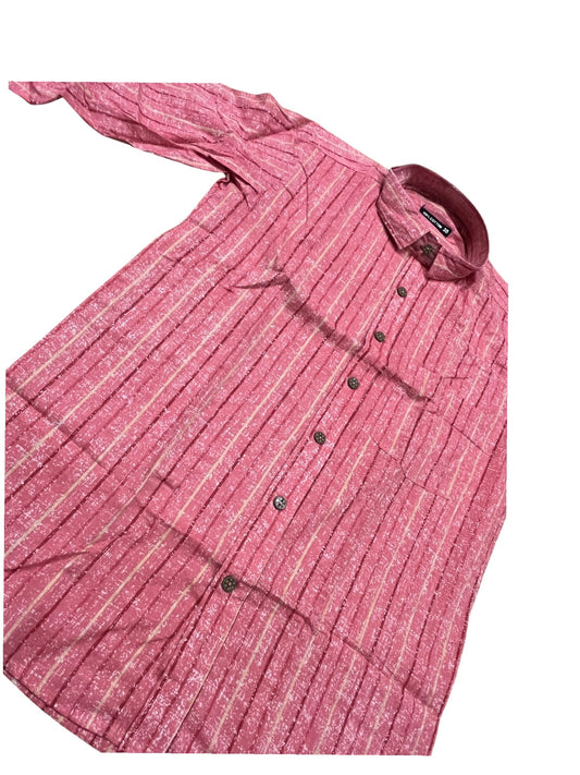 Southloom Jaipur Pure Cotton Block Printed Shirt for Men (Medium)