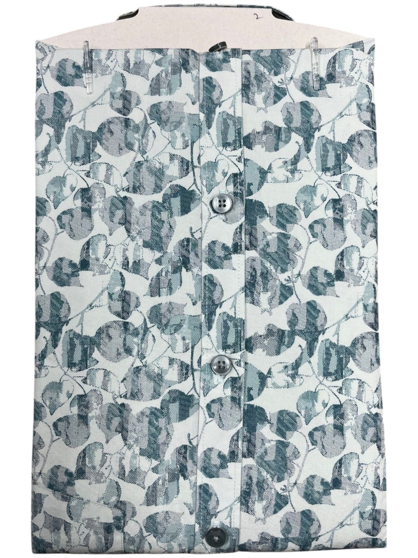 Southloom Pure Cotton Green Printed Shirt SLSHIRT 42FS