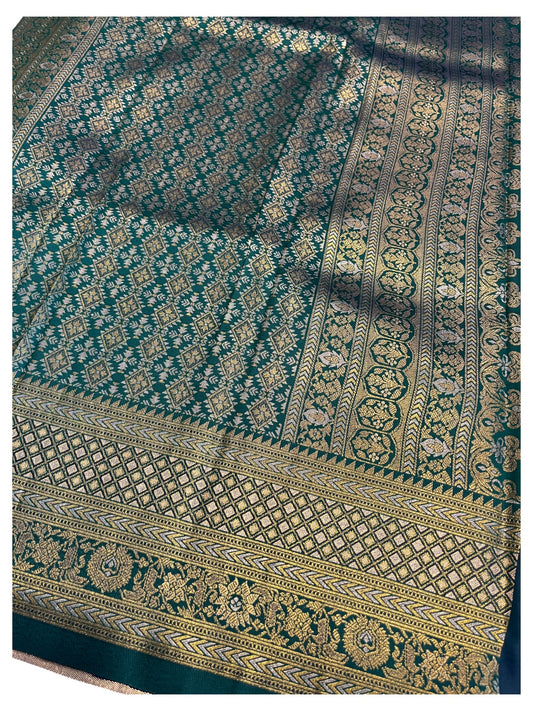 Southloom Semi Silk Saree with Woven Work on Body and Borders