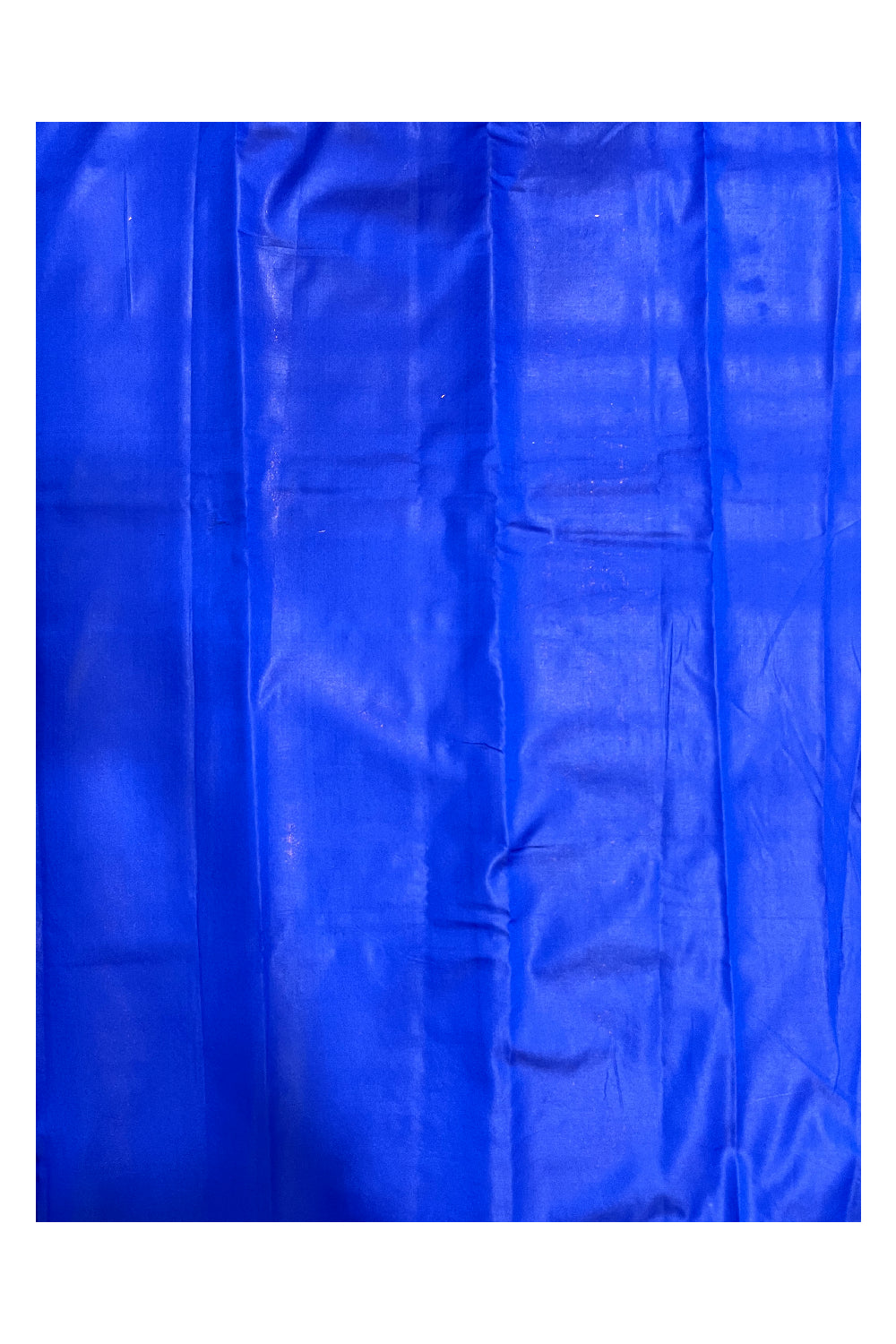 Southloom Banarasi Silk Brocade Bridal Saree WIth Woven Borders And Blouse Piece in Blue And Gold