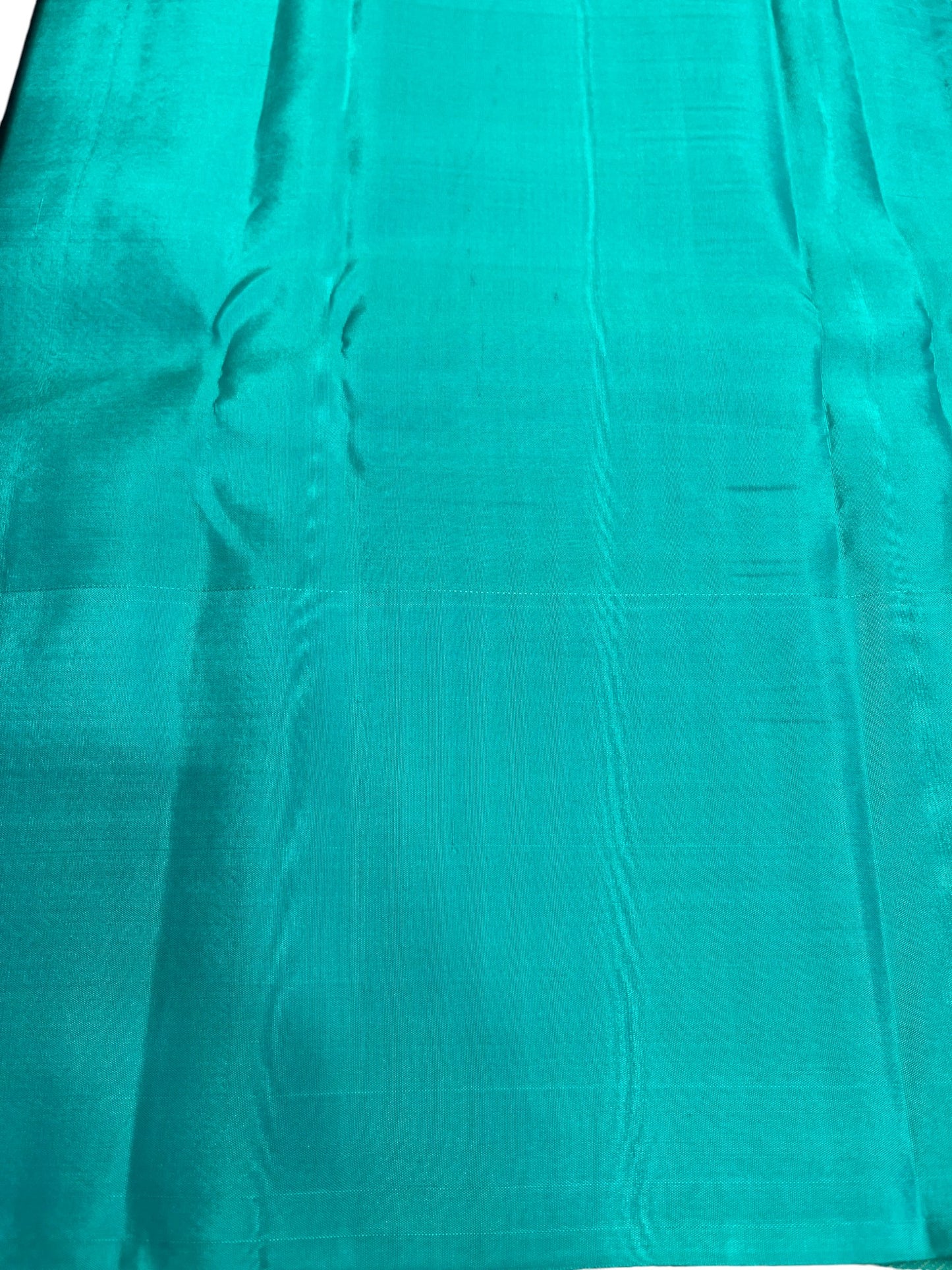 Southloom Pure Handloom Bridal Kanchipuram Silk Saree with Korvai Work(Red&Blue)