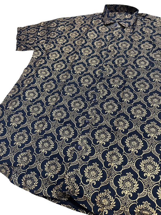 Southloom Jaipur Pure Cotton Printed Shirt For Men (5XL)