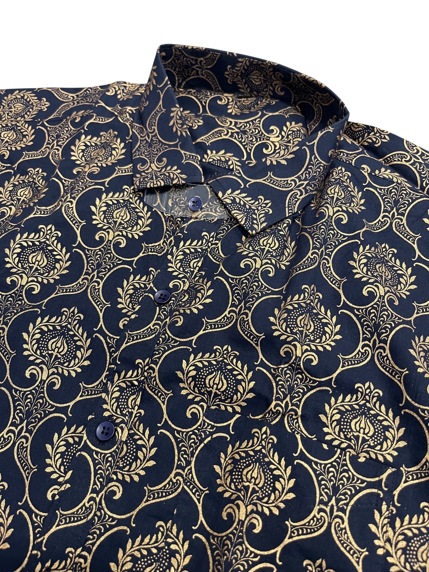 Southloom Jaipur Pure Cotton Printed Shirt For Men (5XL)