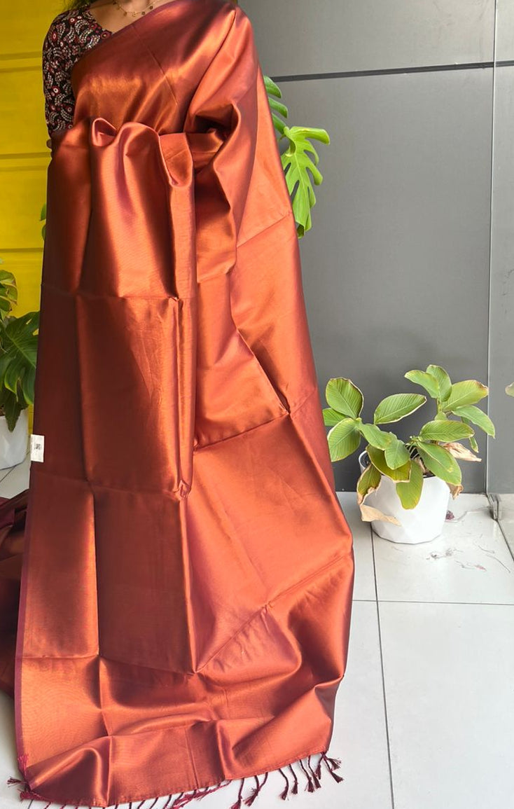 Plain Tissue Saree SL225