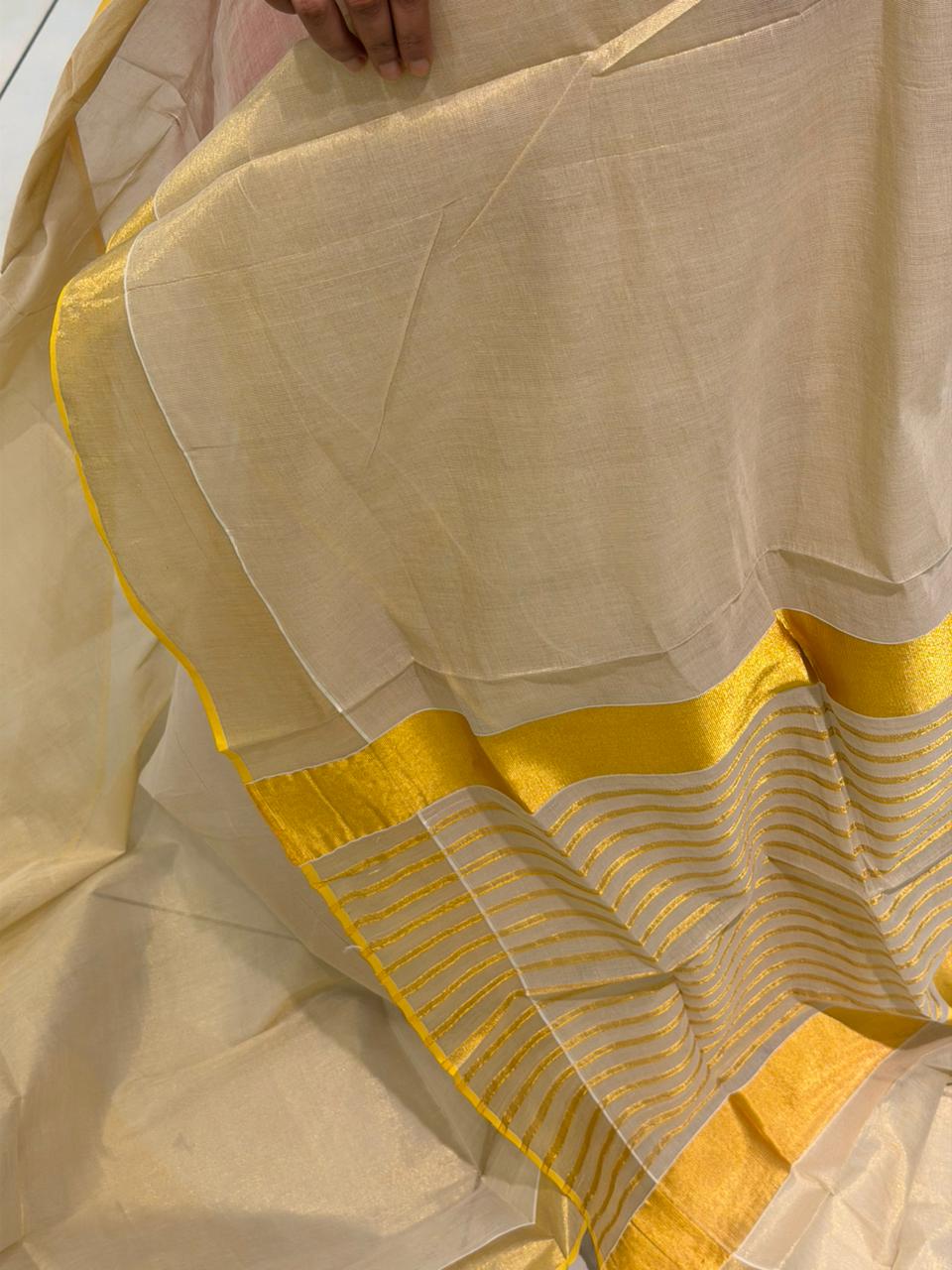Kerala Tissue Handloom Replica Saree SL300