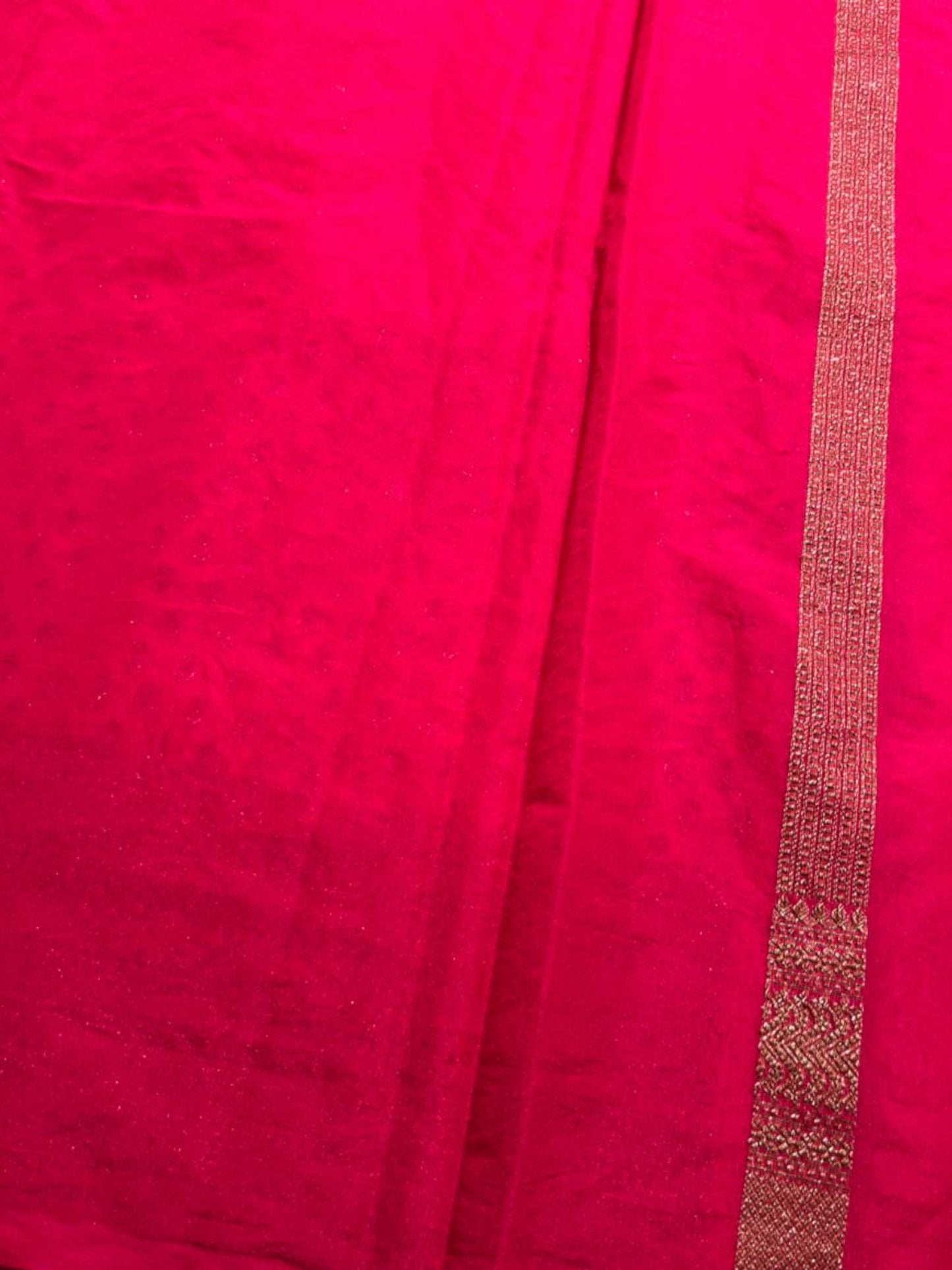 Southloom Munga Silk Saree with Woven Work on Body and Borders (Pink)