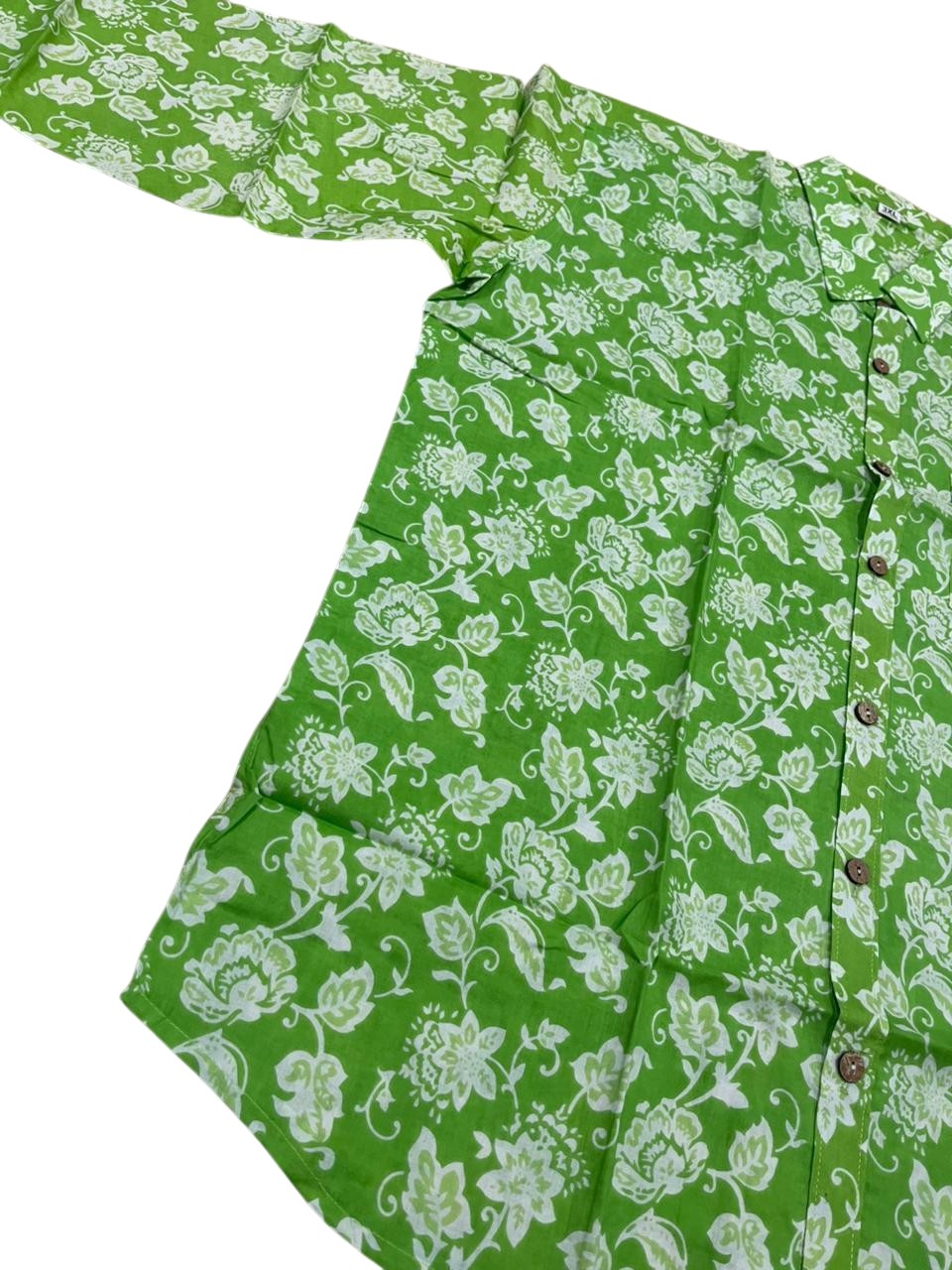 Southloom Jaipur Pure Cotton Block Printed Shirt for Men in Full Sleeve