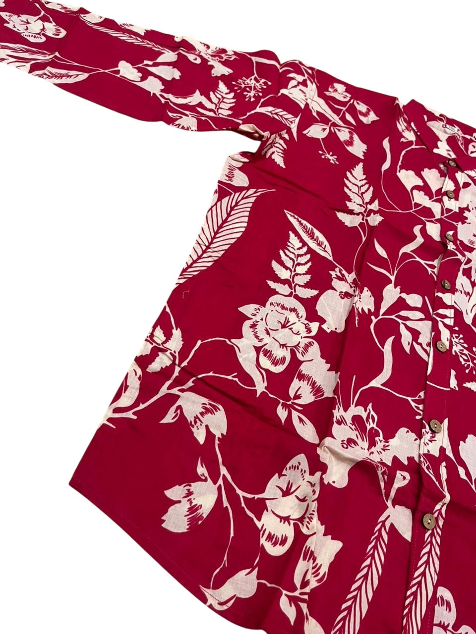 Southloom Jaipur Pure Cotton Block Printed Shirt for Men in Full Sleeve