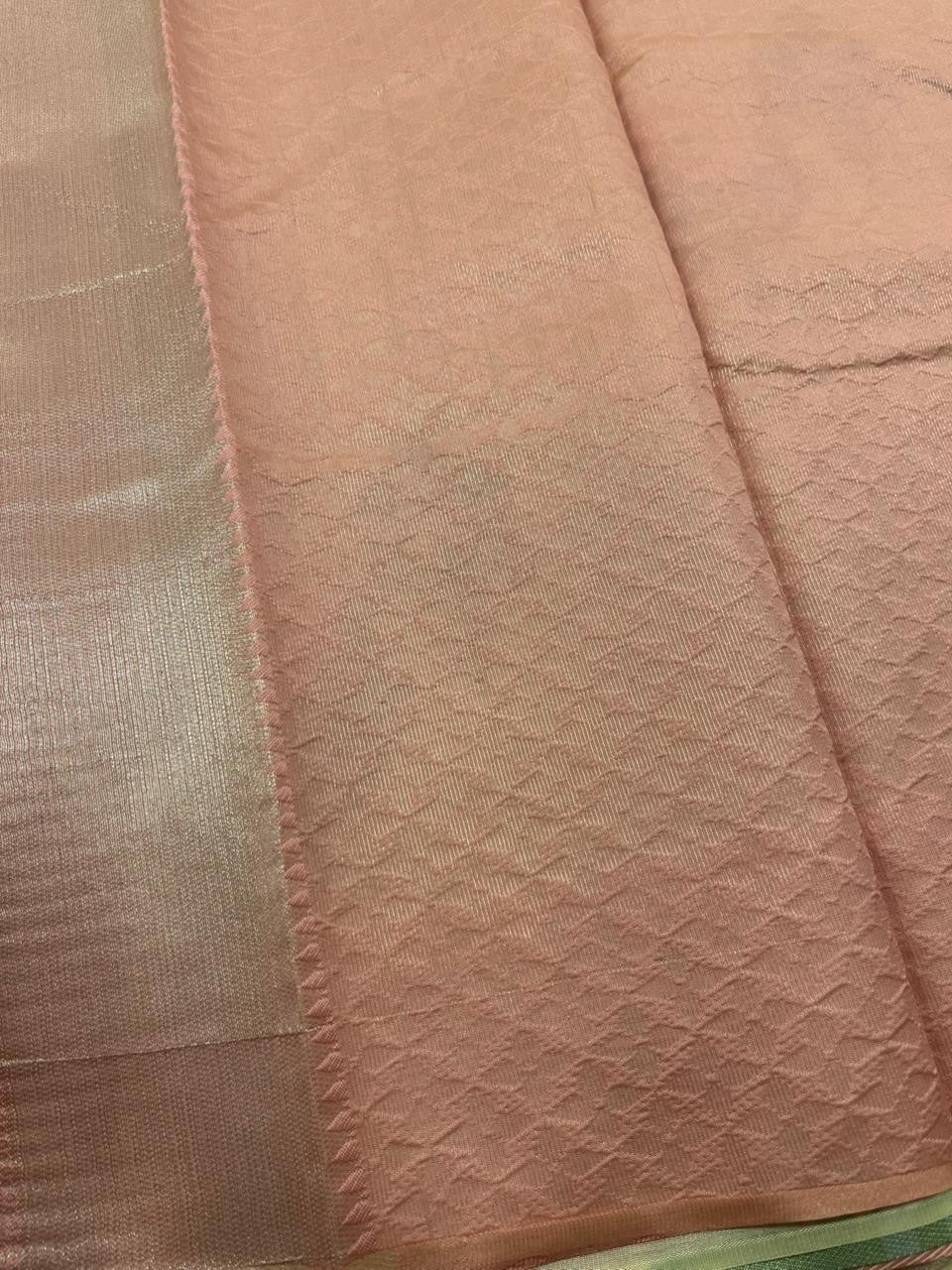 Southloom Kerala Tissue Silk With Butta Work On the Body
