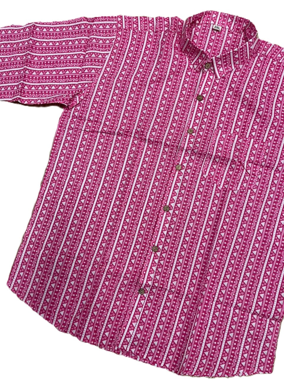 Southloom Jaipur Pure Cotton Block Printed Shirt for Men in Full Sleeve