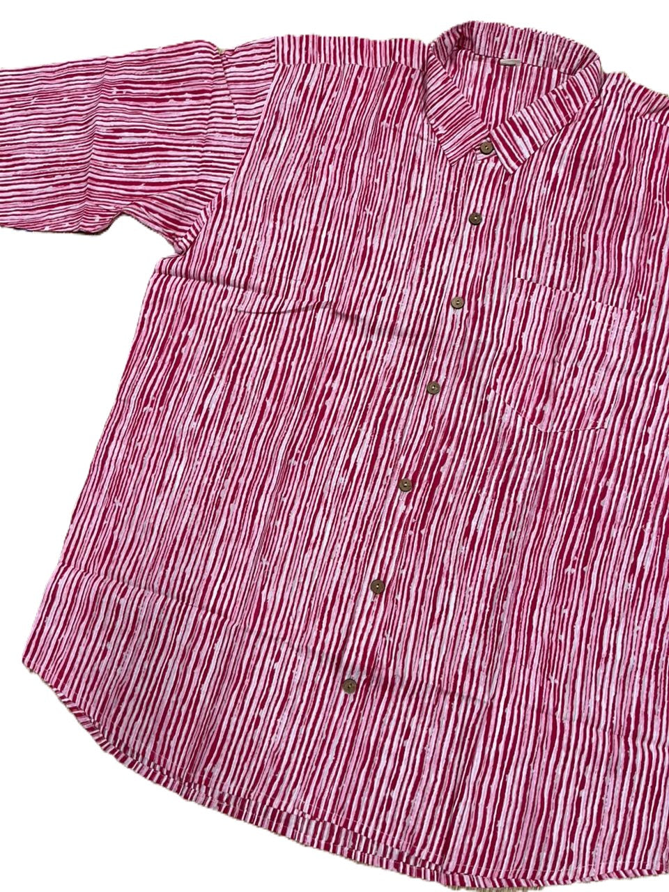 Southloom Jaipur Pure Cotton Block Printed Shirt for Men in Full Sleeve