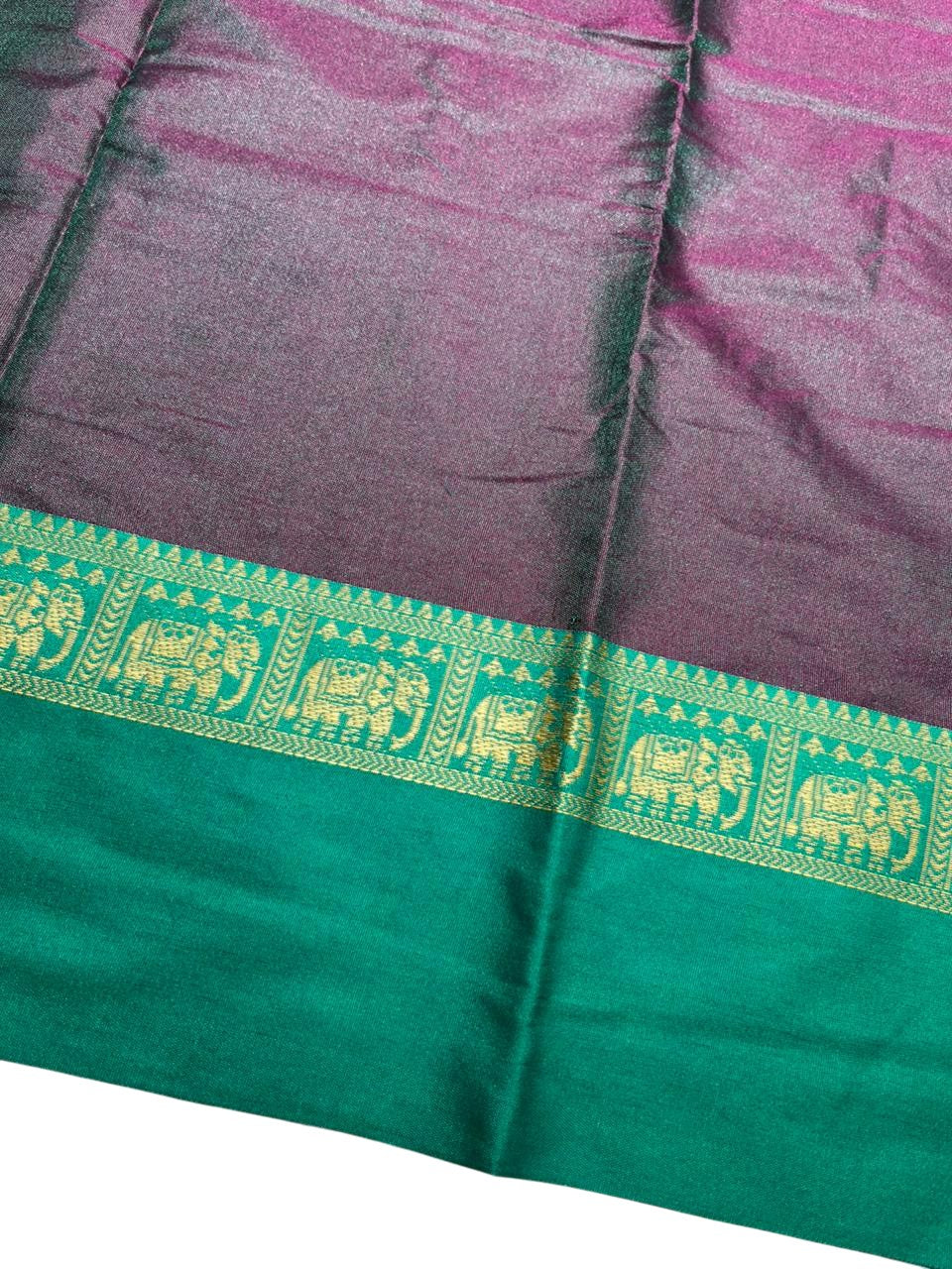 Southloom Kerala Semi Silk Narayan Pett Saree With Woven Work on the Boders With Purple