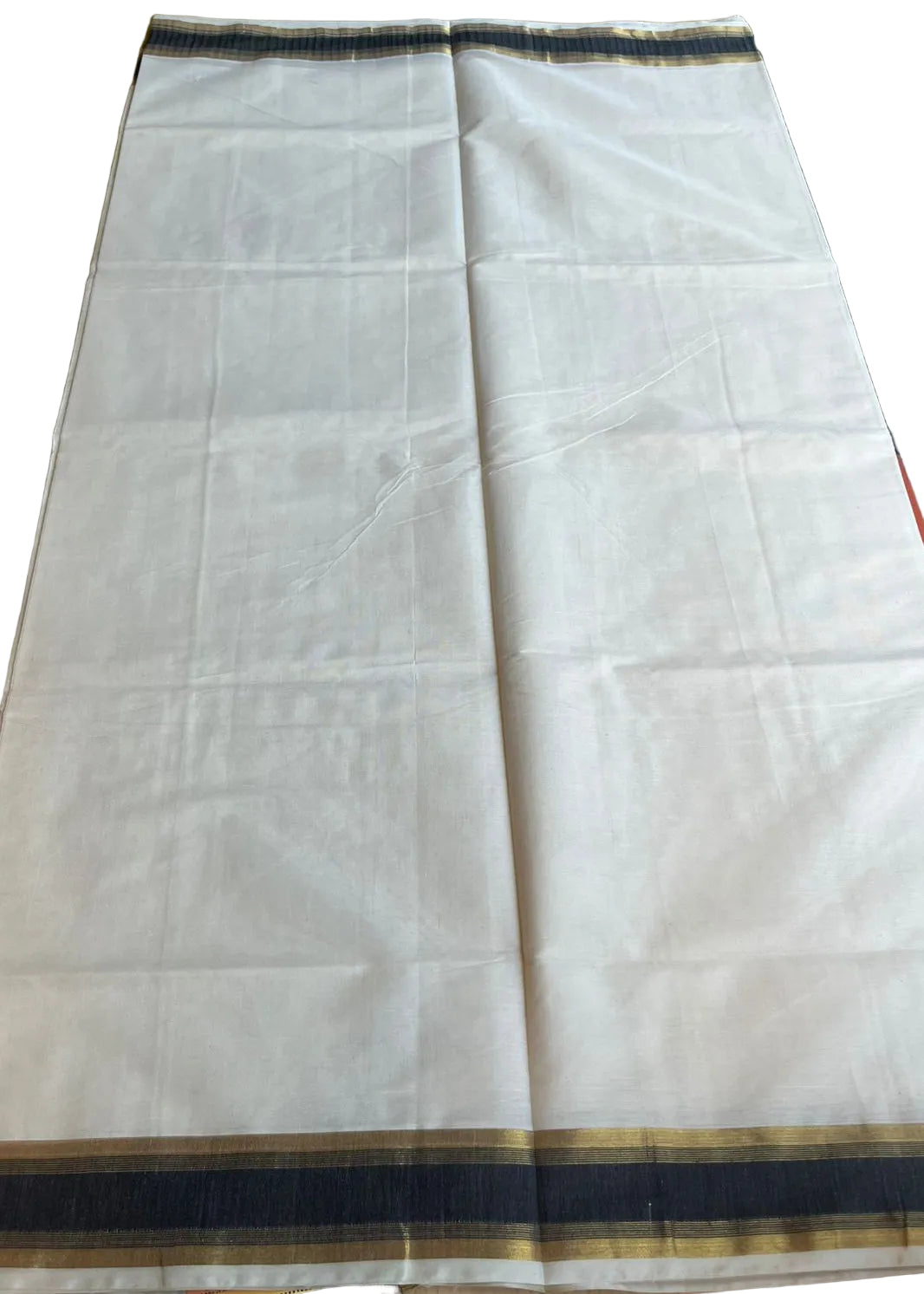 Southloom Kerala Cotton Saree (Black) SL459