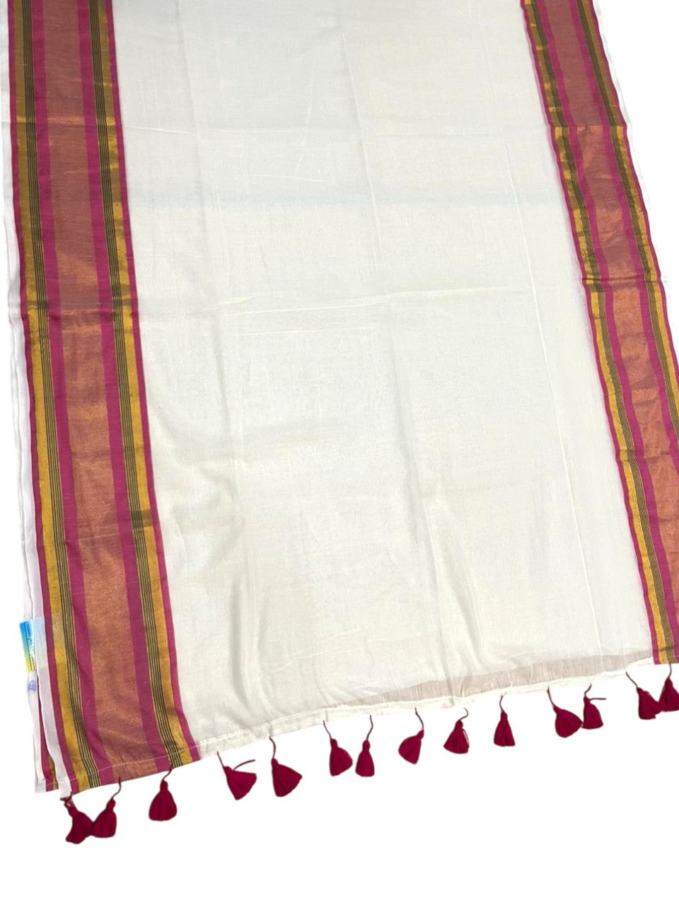 Southloom Mul Cotton 120 x 120 Soft Fabric Saree Multicolour SL215
