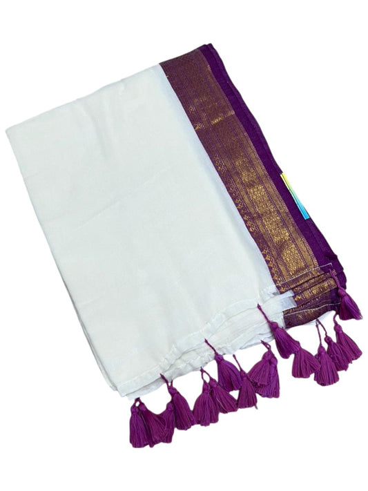 Southloom Mul Cotton 120 x 120 Soft Fabric Saree SL215