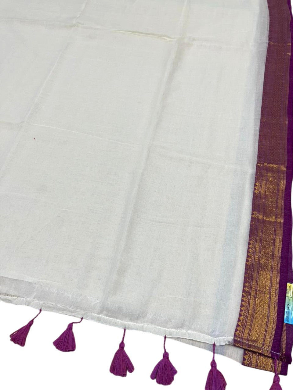 Southloom Mul Cotton 120 x 120 Soft Fabric Saree SL215
