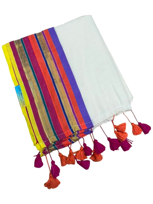 Southloom Mul Cotton 120 x 120 Soft Fabric Saree SL215