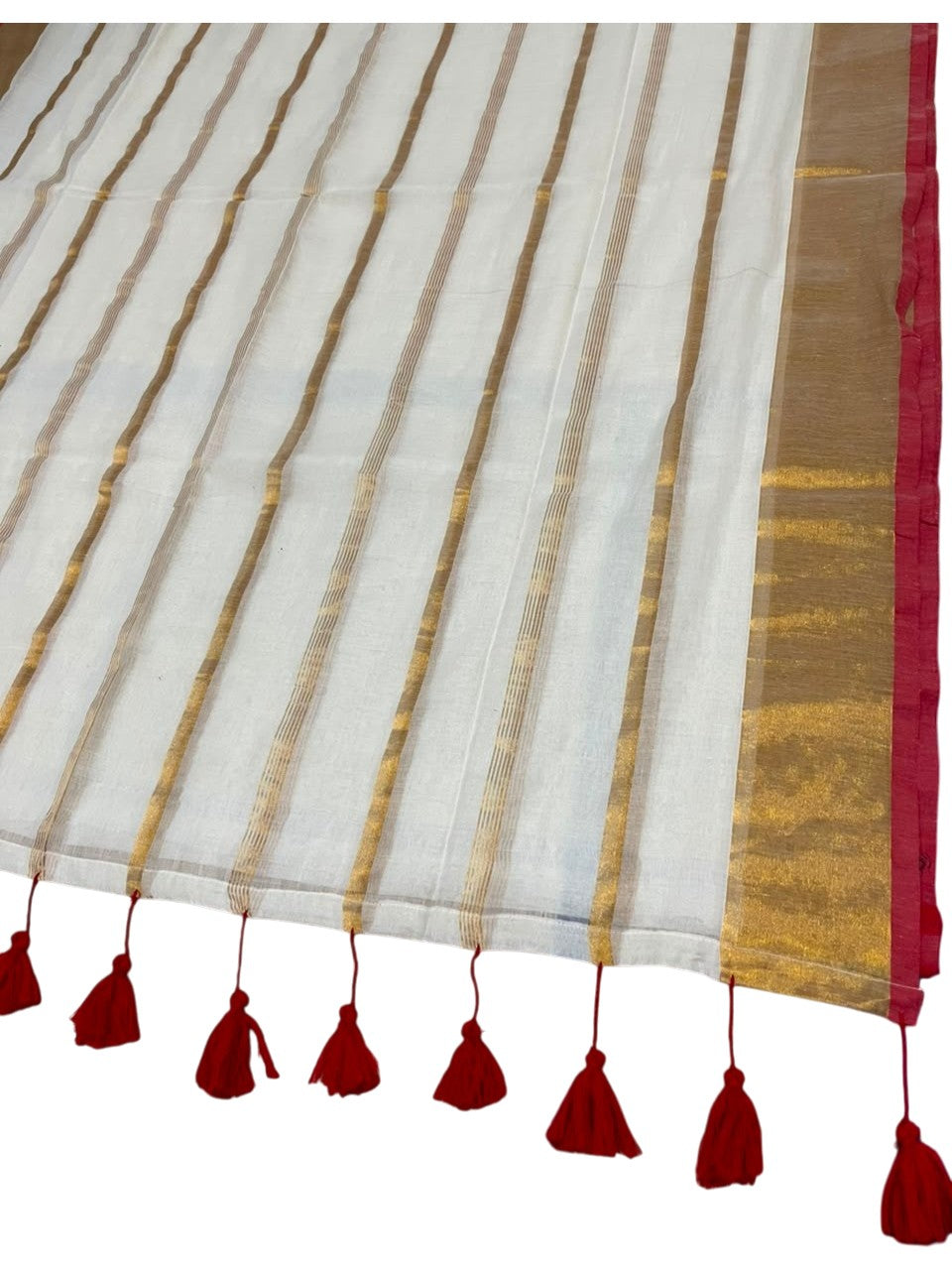 Southloom Mul Cotton 120 x 120 Soft Fabric Saree SL215