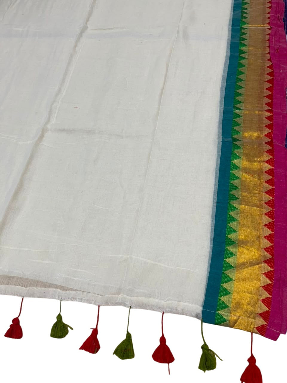 Southloom Mul Cotton 120 x 120 Soft Fabric Saree SL215