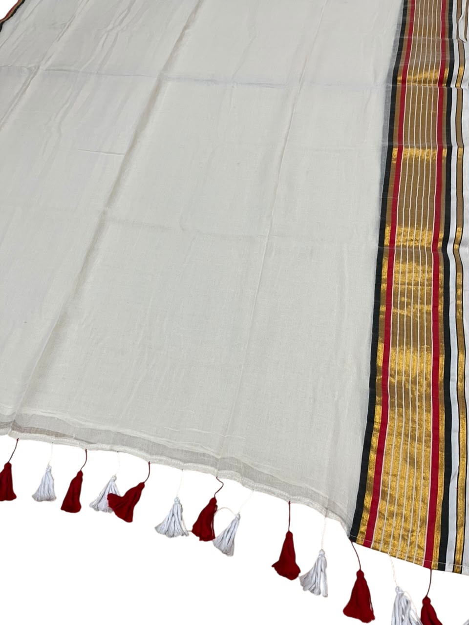 Southloom Mul Cotton 120 x 120 Soft Fabric Saree SL215