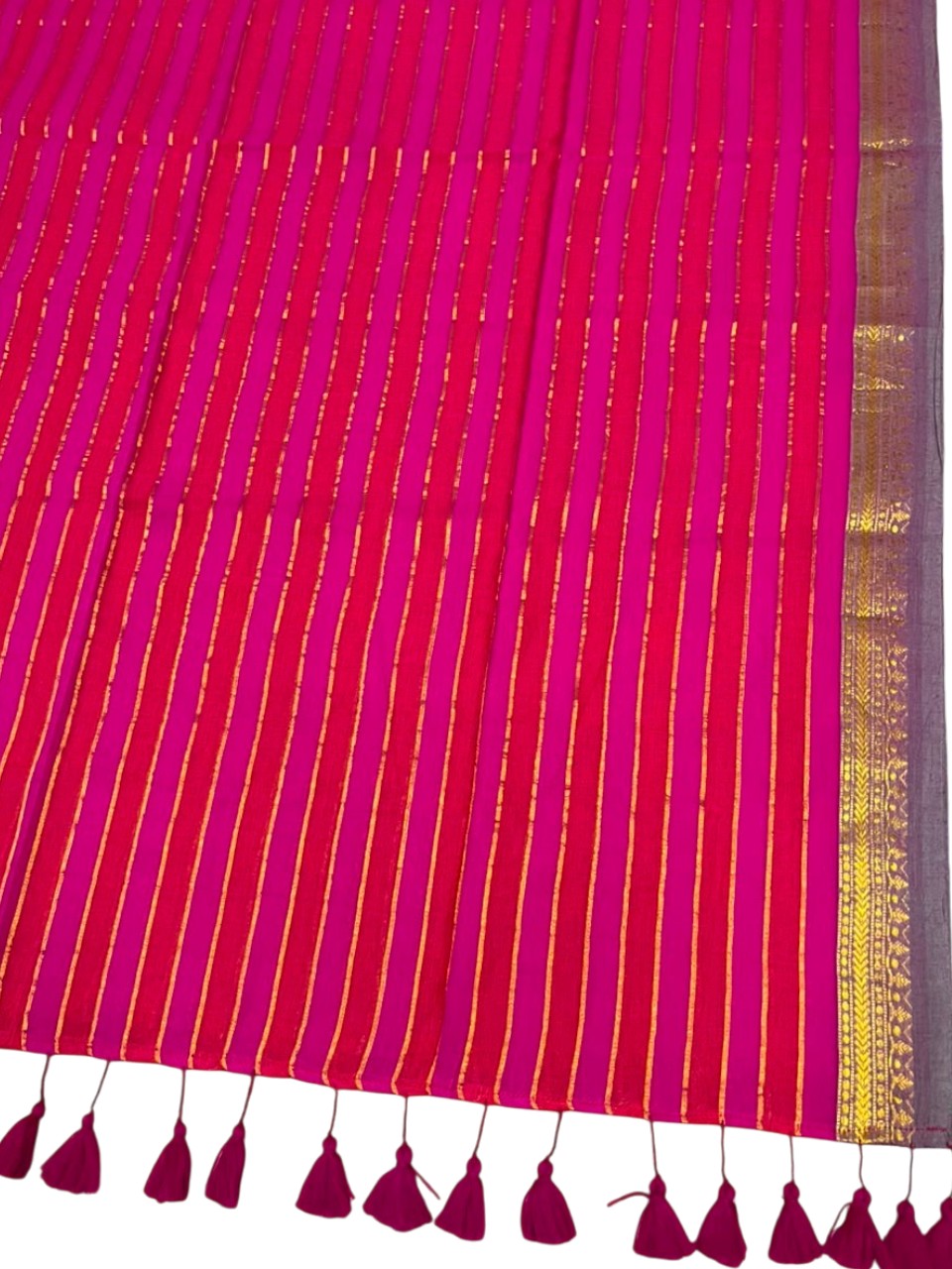 Southloom Mul Cotton 120 x 120 Soft Fabric Saree SL215