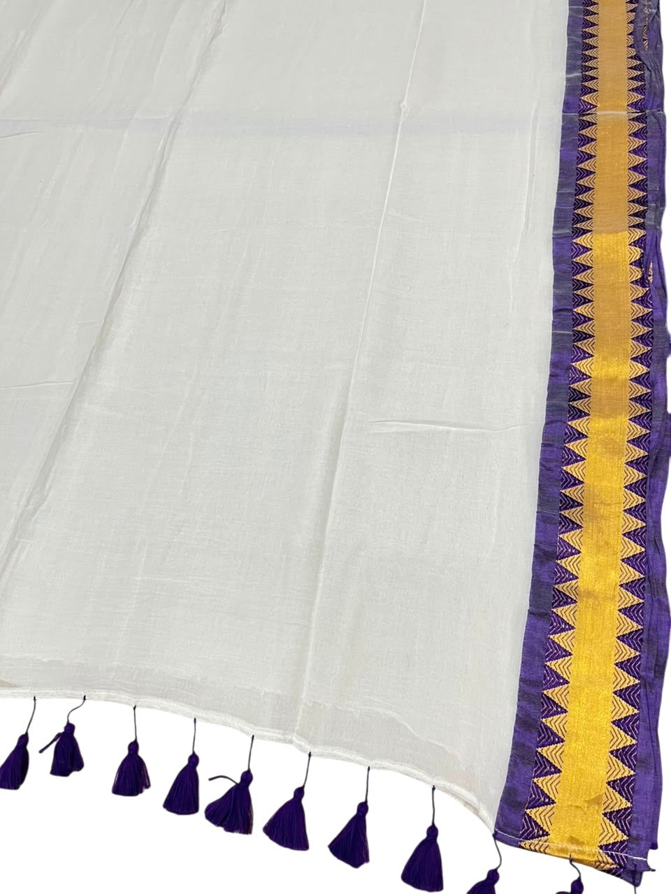 Southloom Mul Cotton 120 x 120 Soft Fabric Saree SL215