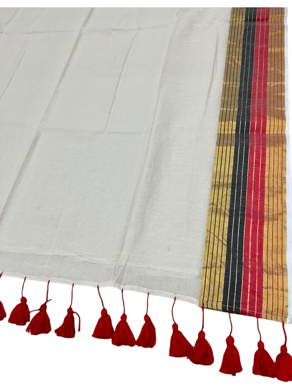Southloom Mul Cotton 120 x 120 Soft Fabric Saree SL215