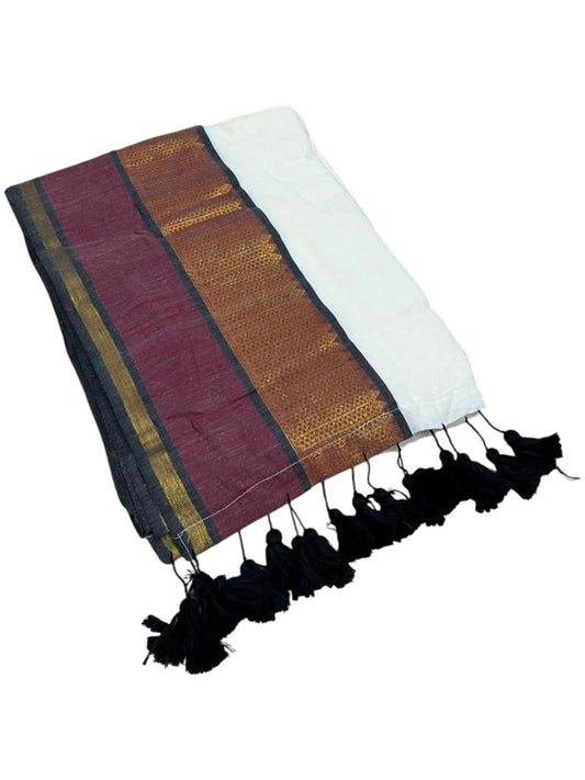 Southloom Mul Cotton 120 x 120 Soft Fabric Saree SL215