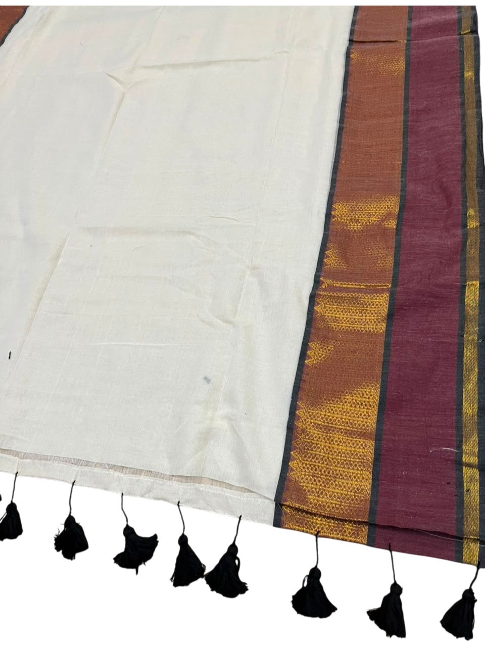 Southloom Mul Cotton 120 x 120 Soft Fabric Saree SL215