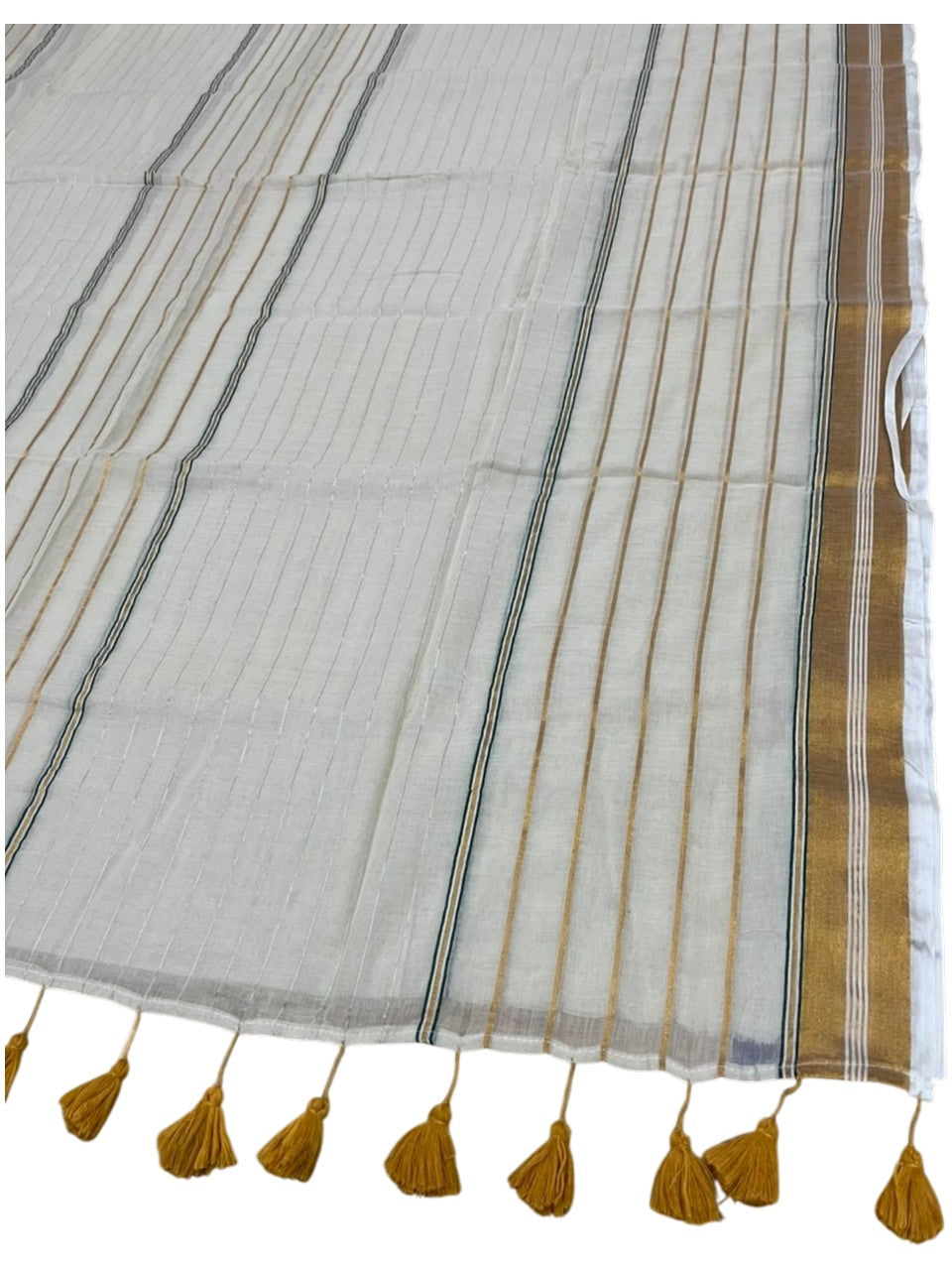 Southloom Mul Cotton 120 x 120 Soft Fabric Saree SL215