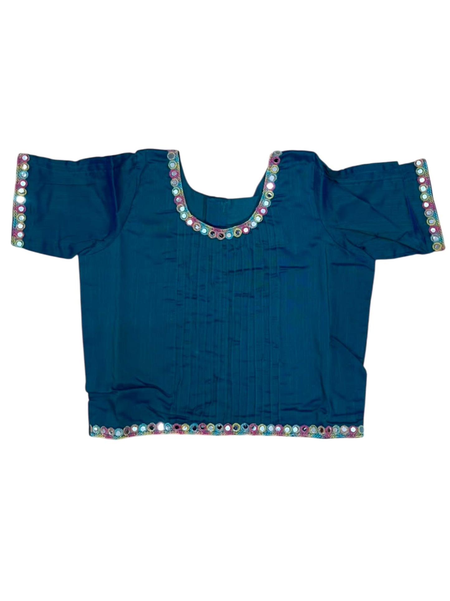 Southloom Kerala Cotton Kasavu Pavada Blouse with for Kids