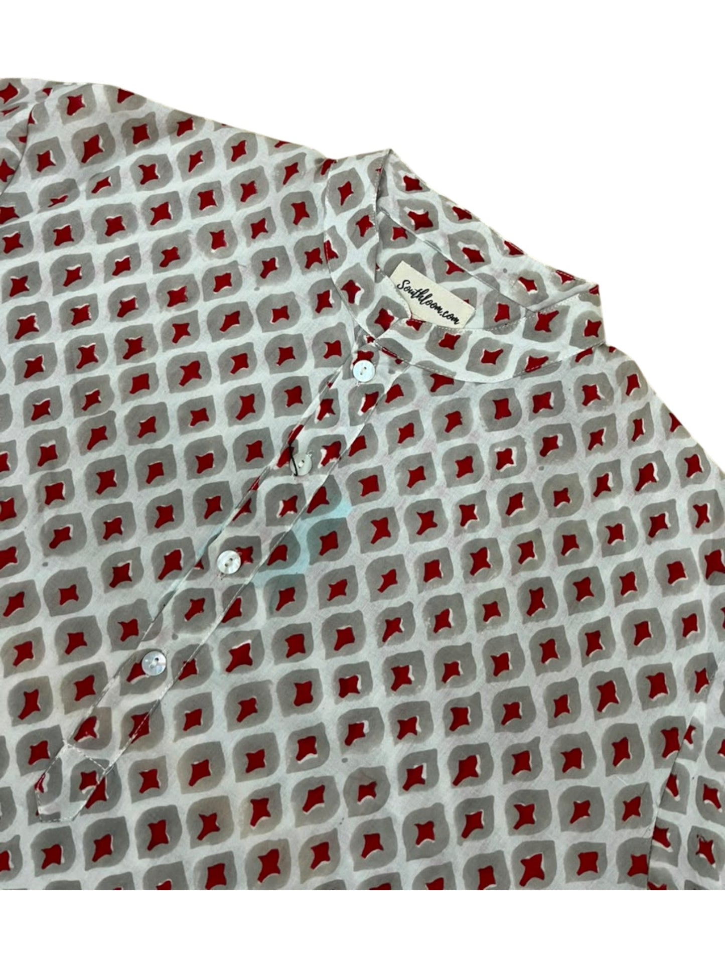 Southloom Pure Cotton Jaipur Printed Long Kurta for Men